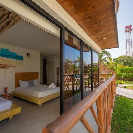 Kabanas & Beach Club Ojo De Agua Puerto Morelos Kültér fotó